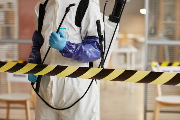 Professional Trauma Scene Cleanup technician working in Dana, NC